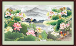 国画荷花