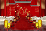 新中式婚礼背景