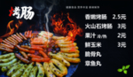烤肠价格表