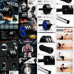 黑色健腹轮主图海报详情页