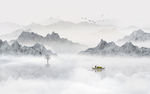 新中式意境山水画