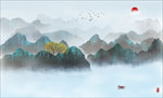 新中式背景墙