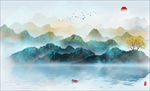 新中式山水画