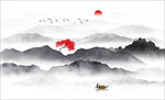 新中式水墨画