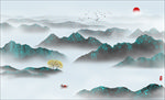 新中式山水画