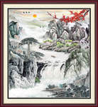 山水画 水墨山水画 意境山水画