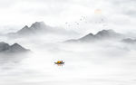 抽象山水画