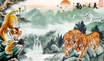 国画老虎