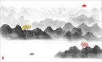 新中式山水画