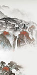 国画新玄关山水 TIF分层