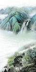 国画玄关新画山水 TIF分层