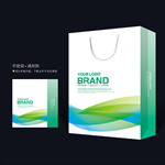 绿色手提袋 企业手提袋