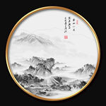 山水画 水墨山水画 意境山水画