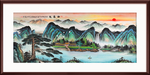 迎客松国画迎客松