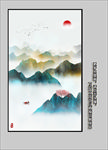 玄关山水装饰画
