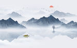 水墨山水画