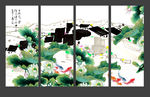 荷花装饰画