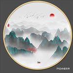 新中式山水画