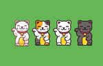 卡通招财猫