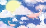 天空的鲸鱼麋鹿