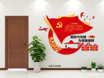 入党誓词文化墙
