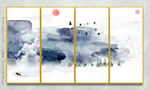 聚财山水画
