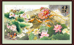 国画荷花