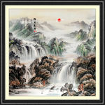玄关山水画