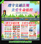 交通安全展板 交通安全海报