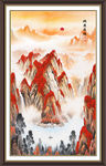 玄关山水画