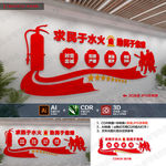 消防救援队文化墙