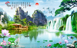 山水画 水墨山水画 意境山水画
