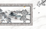 新中式背景墙