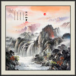 山水画 水墨山水画 意境山水画