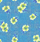 抽象格子花朵