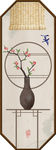 中式民俗古风玄关屏风装饰画