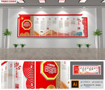 3D入党誓词党员之家党建文化墙