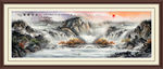山水画水墨山水画 意境山水画