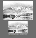 中式山水画