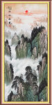 竖幅国画