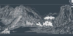 山水白描