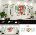 小区物业管理社区文化墙