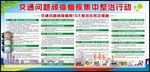 交通顽瘴痼疾 交通安全宣传栏
