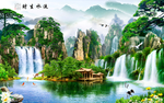 山水风景画