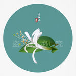 矢量金银花