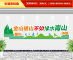 保护生态环境文化墙
