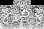 三龙灰度图