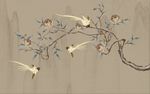 工笔画 花鸟图 复古