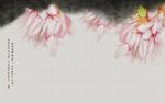 国画 荷花 爱莲说