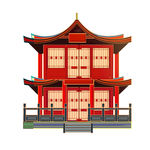 中国风手绘建筑